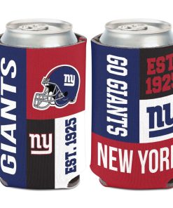 New York Giants Color Block Can Cooler
