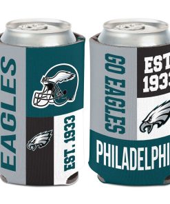 Philadelphia Eagles Color Block Can Cooler