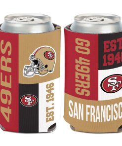 San Francisco 49ers Color Block Can Cooler