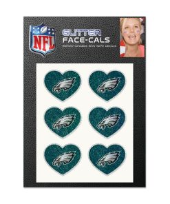 Philadelphia Eagles Face Cals - Heart Shaped