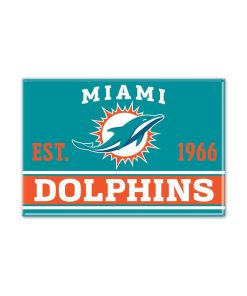 Miami Dolphins 2.5 X 3.5 Fridge Magnet