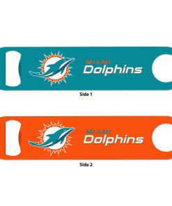 Miami Dolphins Flat Metal Bottle Opener