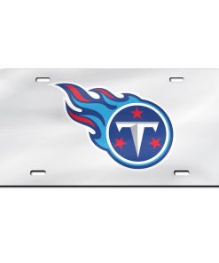 Tennessee Titans Laser Engraved License Plate - Mirror Silver