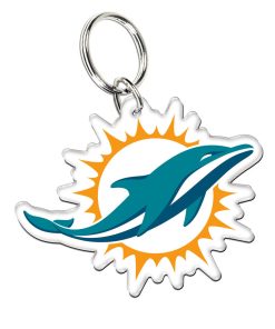 Miami Dolphins Premium Acrylic Logo Keychain