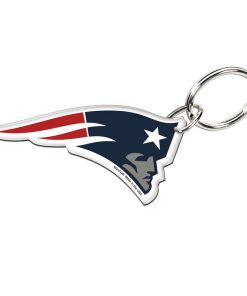 New England Patriots Premium Acrylic Logo Keychain