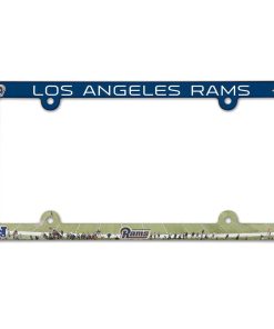Los Angeles Rams Color Plastic License Plate Frame