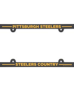 Pittsburgh Steelers Color Plastic License Plate Frame
