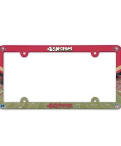 San Francisco 49ers Color Plastic License Plate Frame