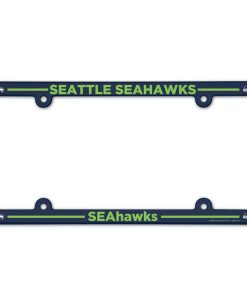 Seattle Seahawks Color Plastic License Plate Frame