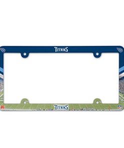 Tennessee Titans Color Plastic License Plate Frame