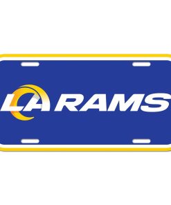 Los Angeles Rams Plastic License Plate