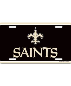 New Orleans Saints Plastic License Plate