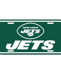 New York Jets Plastic License Plate