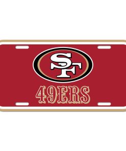 San Francisco 49ers Plastic License Plate