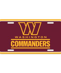 Washington Commanders Plastic License Plate