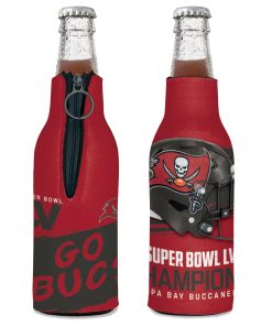 Tampa Bay Buccaneers Super Bowl LV Champions Bottle Cooler - Slogan
