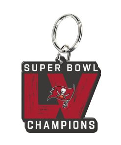 Tampa Bay Buccaneers Super Bowl LV Champions Premium Acrylic Key Ring