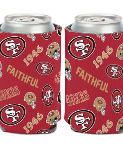 San Francisco 49ers Scatter Can Cooler