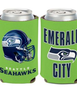 Seattle Seahawks Slogan Can Cooler