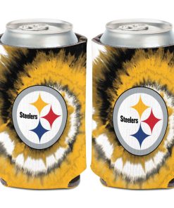 Pittsburgh Steelers Tie Dye Can Cooler