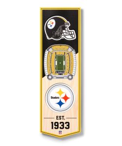 Pittsburgh Steelers 6 x 19 3D Stadium Banner