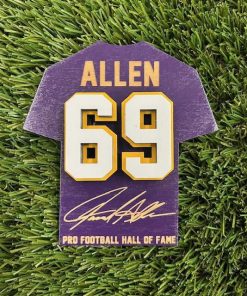 Jared Allen Wood Jersey Jumbo Magnet