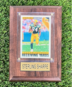 Sterling Sharpe 4x6 Plaque