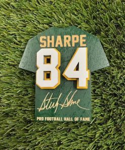 Sterling Sharpe Wood Jersey Jumbo Magnet