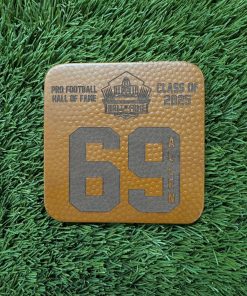 Jared Allen Vikings Class of 2025 Leather Player Coaster